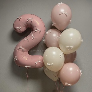 Цифра с Бантиками набор