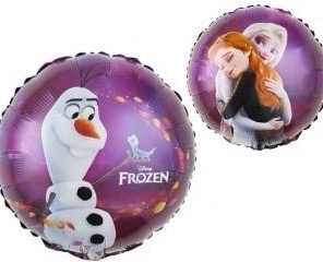 Фольгированный круг Холодное Сердце