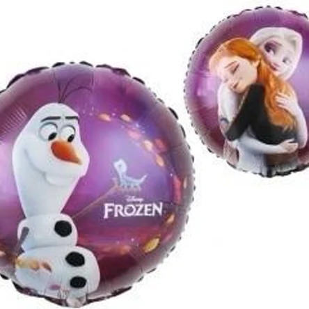 Фольгированный круг Холодное Сердце