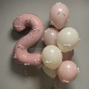 Цифра с Бантиками набор