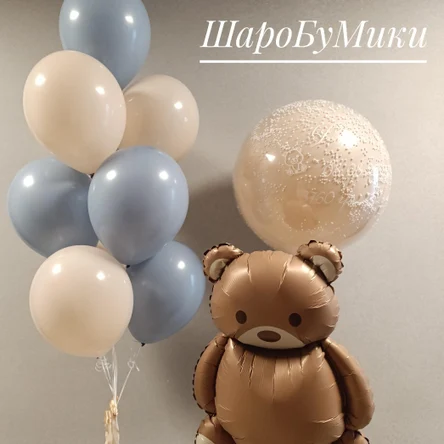 Набор на выписку с мишкой